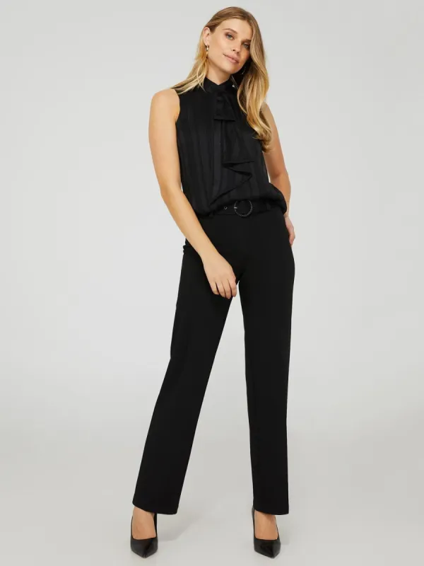 High Rise Wide Leg Belted Pants sold by Suzy Shier