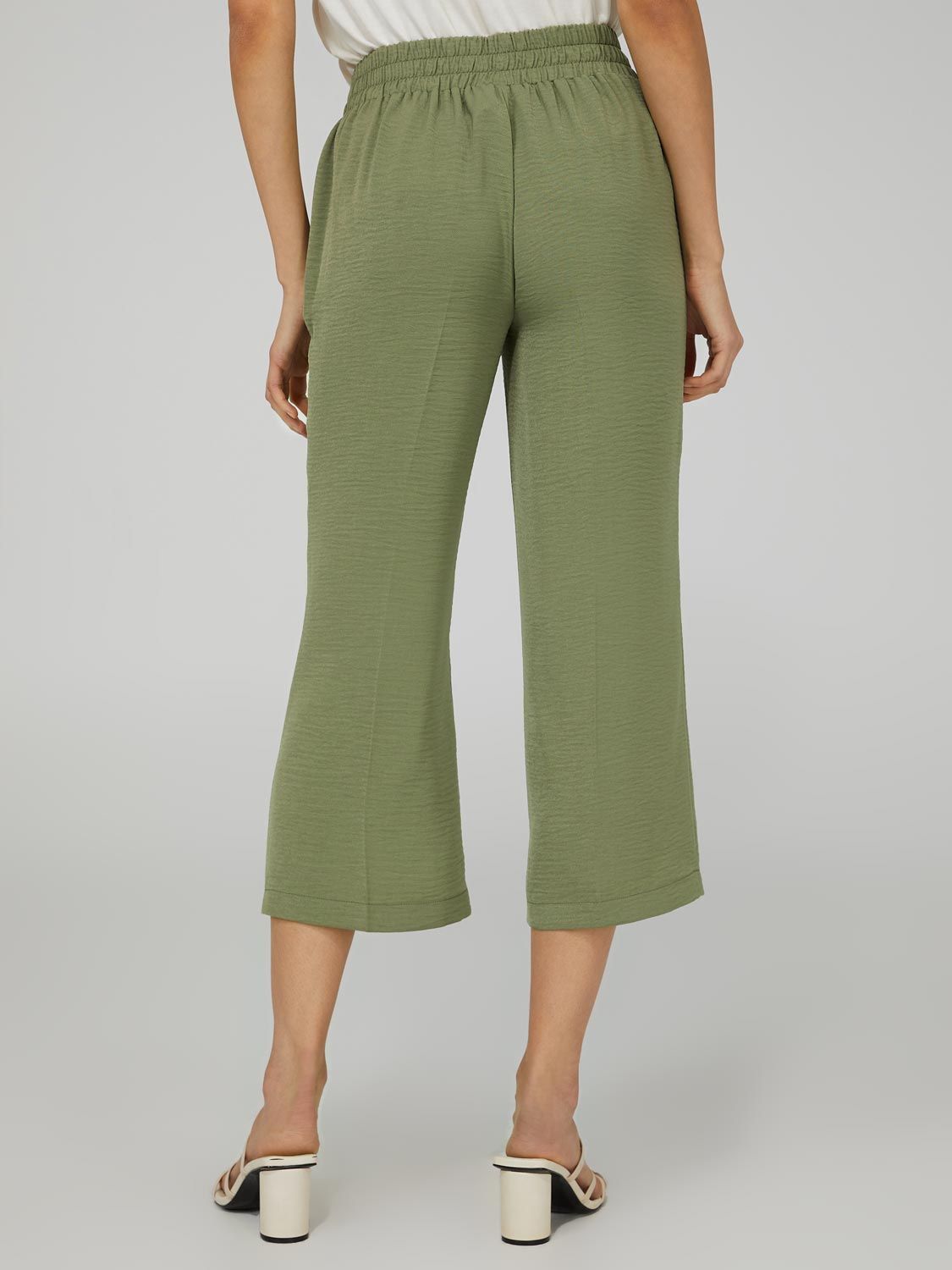 Wide Leg Cropped Culotte Pants sold by Suzy Shier product image thumbnail 4