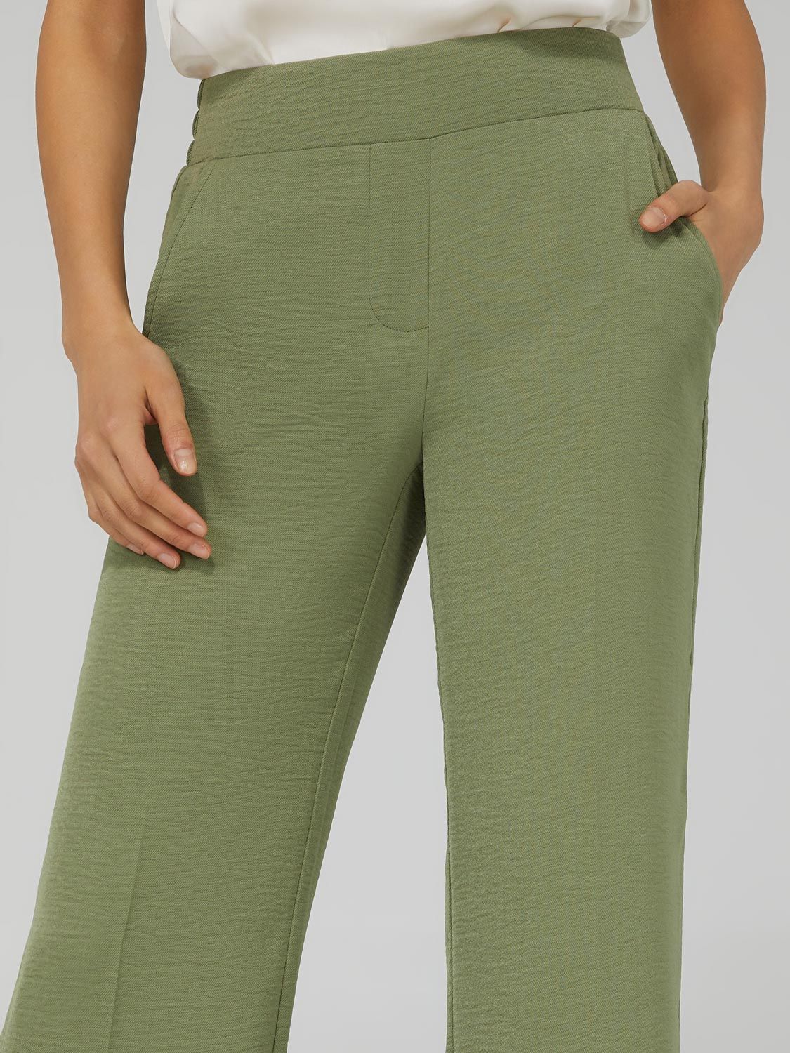 Wide Leg Cropped Culotte Pants sold by Suzy Shier product image thumbnail 3