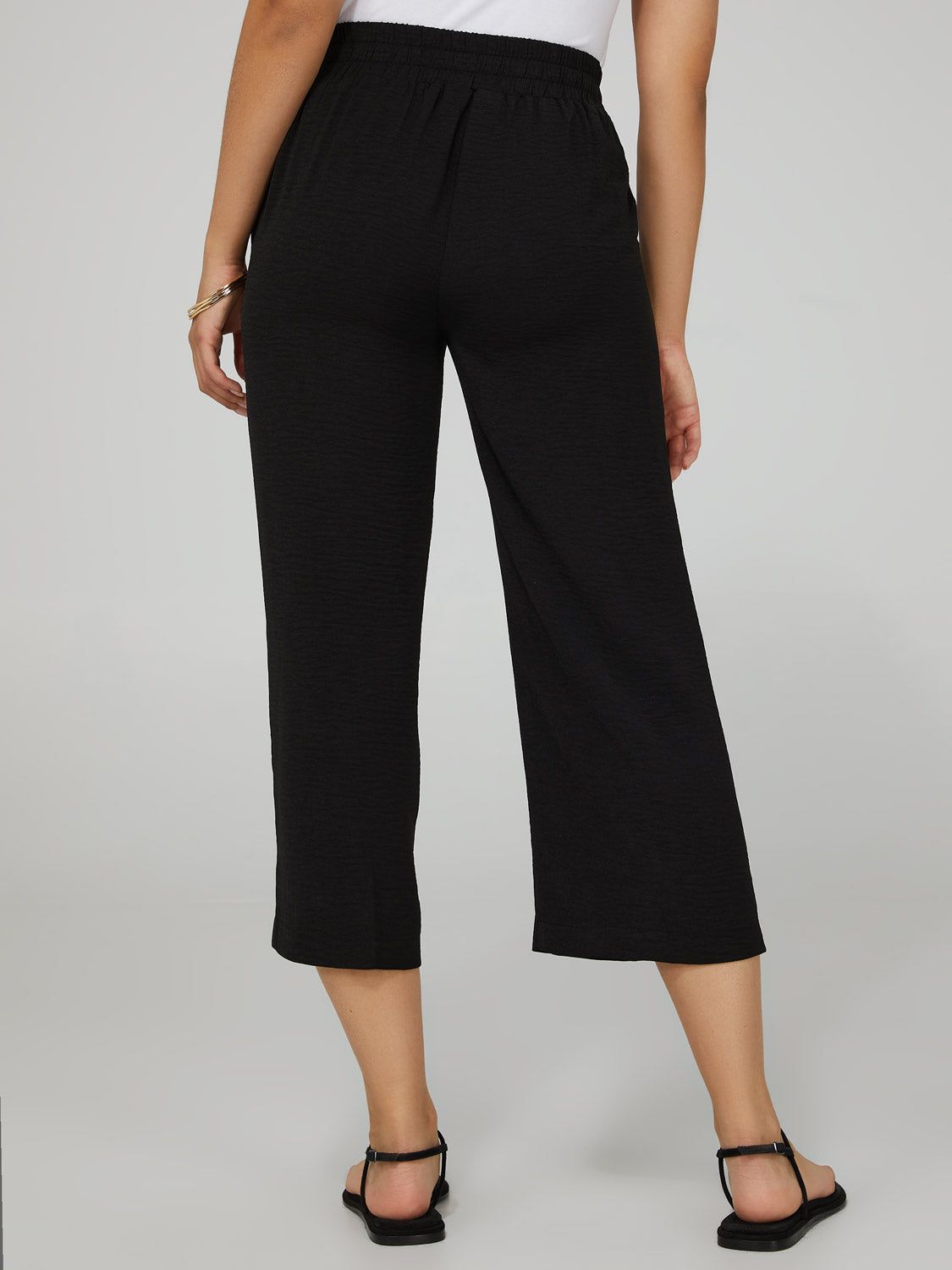 Wide Leg Cropped Culotte Pants sold by Suzy Shier product image thumbnail 8