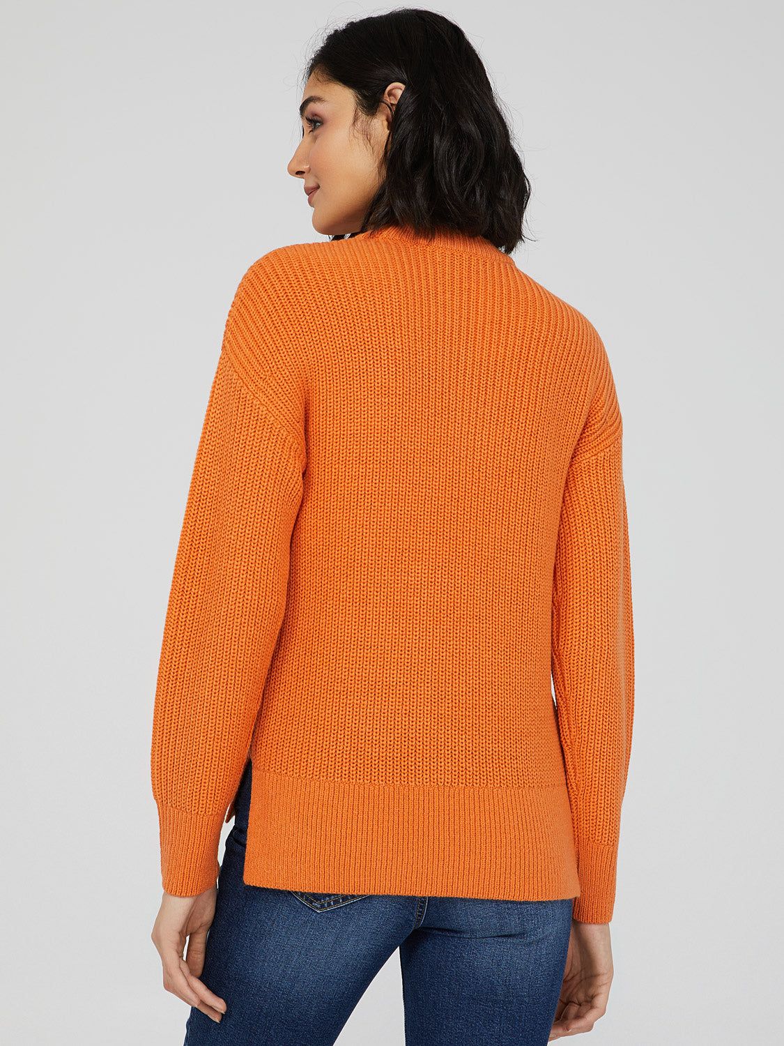 High-Low Mock Neck Sweater sold by Suzy Shier product image thumbnail 5