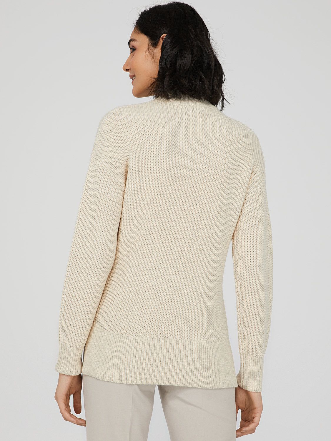 High-Low Mock Neck Sweater sold by Suzy Shier product image thumbnail 11