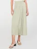 Broomstick Pleated Satin Skirt sold by Suzy Shier