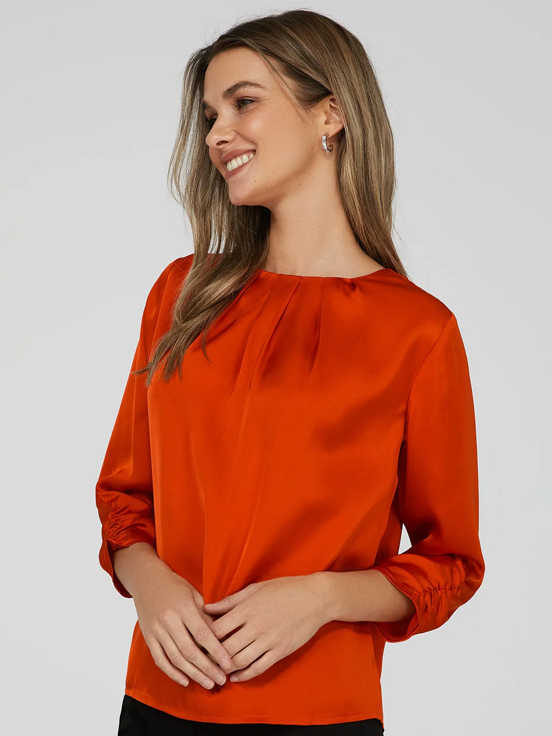 Box Pleat Blouse sold by Suzy Shier product image thumbnail 2