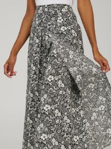 High Rise Printed Wide Leg Palazzo Pant sold by Suzy Shier