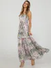 Printed 3-Tier Maxi Dress sold by Suzy Shier
