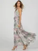 Printed 3-Tier Maxi Dress sold by Suzy Shier