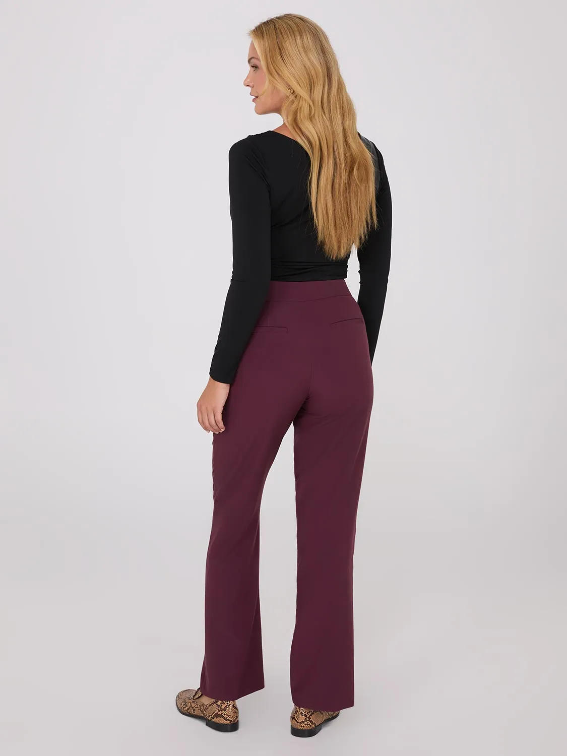 Mid-Rise Bootcut Pants sold by Suzy Shier product image thumbnail 5