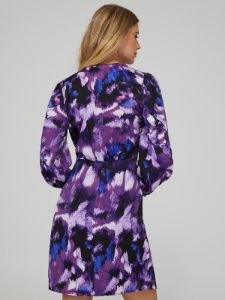 Floral Satin Wrap Dress sold by Suzy Shier