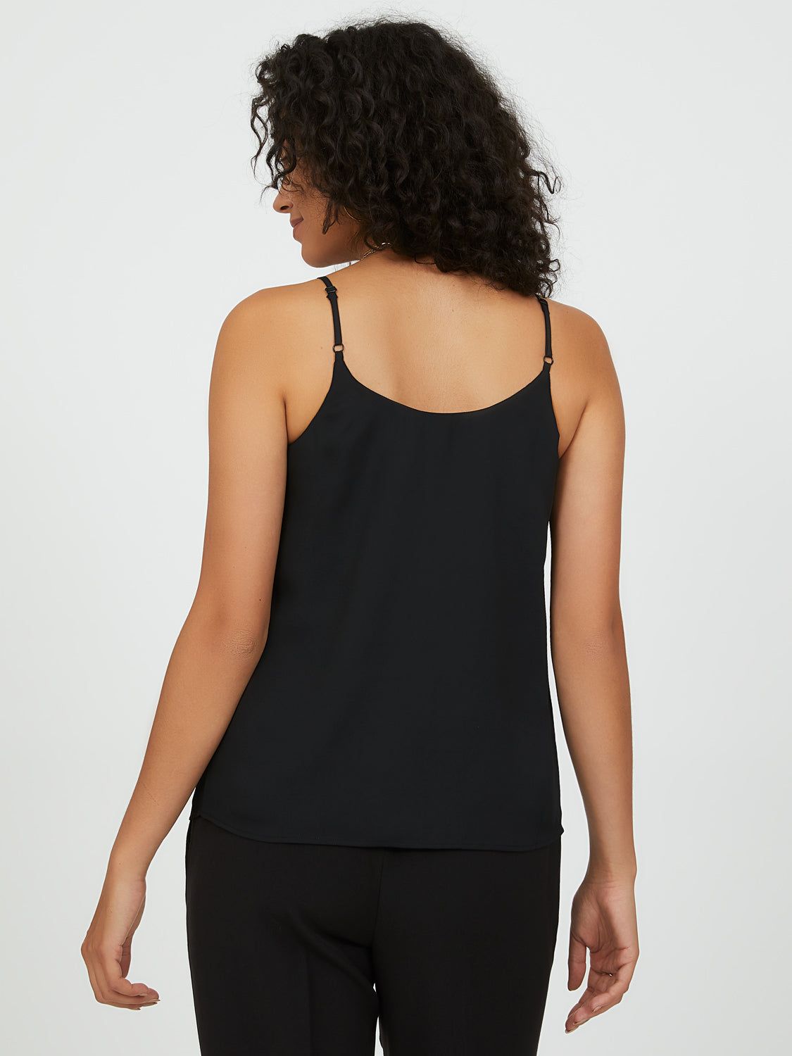 Adjustable Spaghetti Strap Chiffon Camisole sold by Suzy Shier product image thumbnail 4