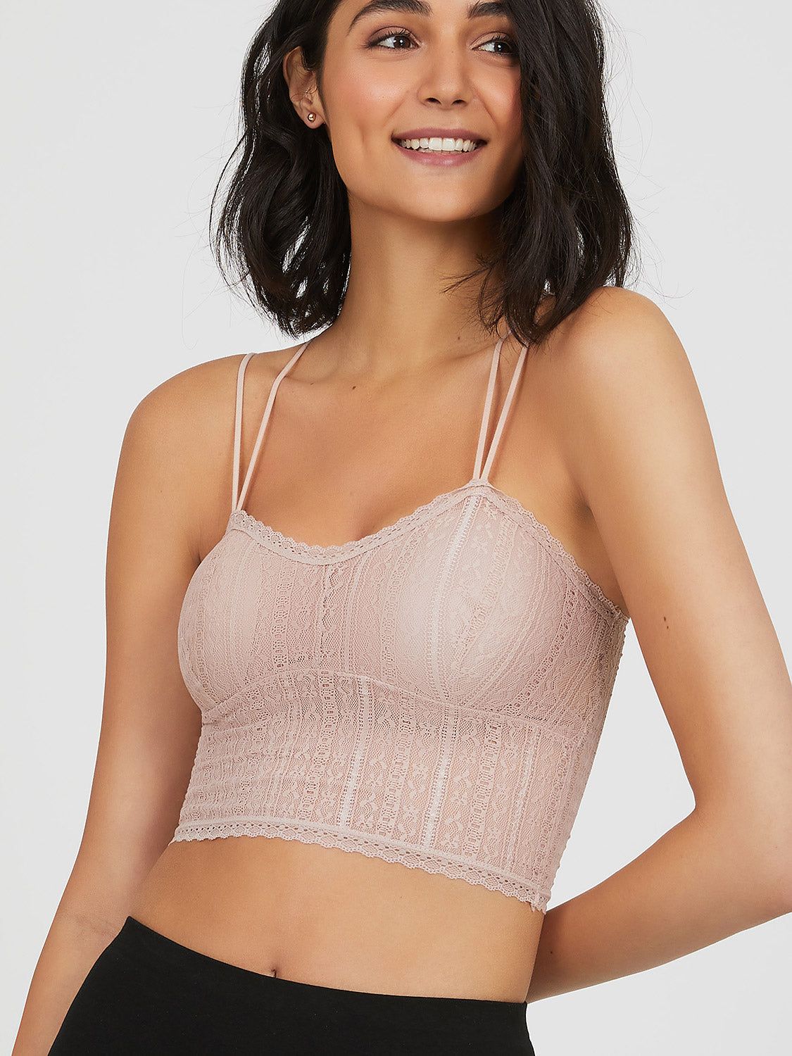 Padded Lace Tank Top sold by Suzy Shier product image thumbnail 5