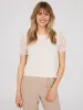 Floral Embroidered Mesh Top With Scallop Edges sold by Suzy Shier
