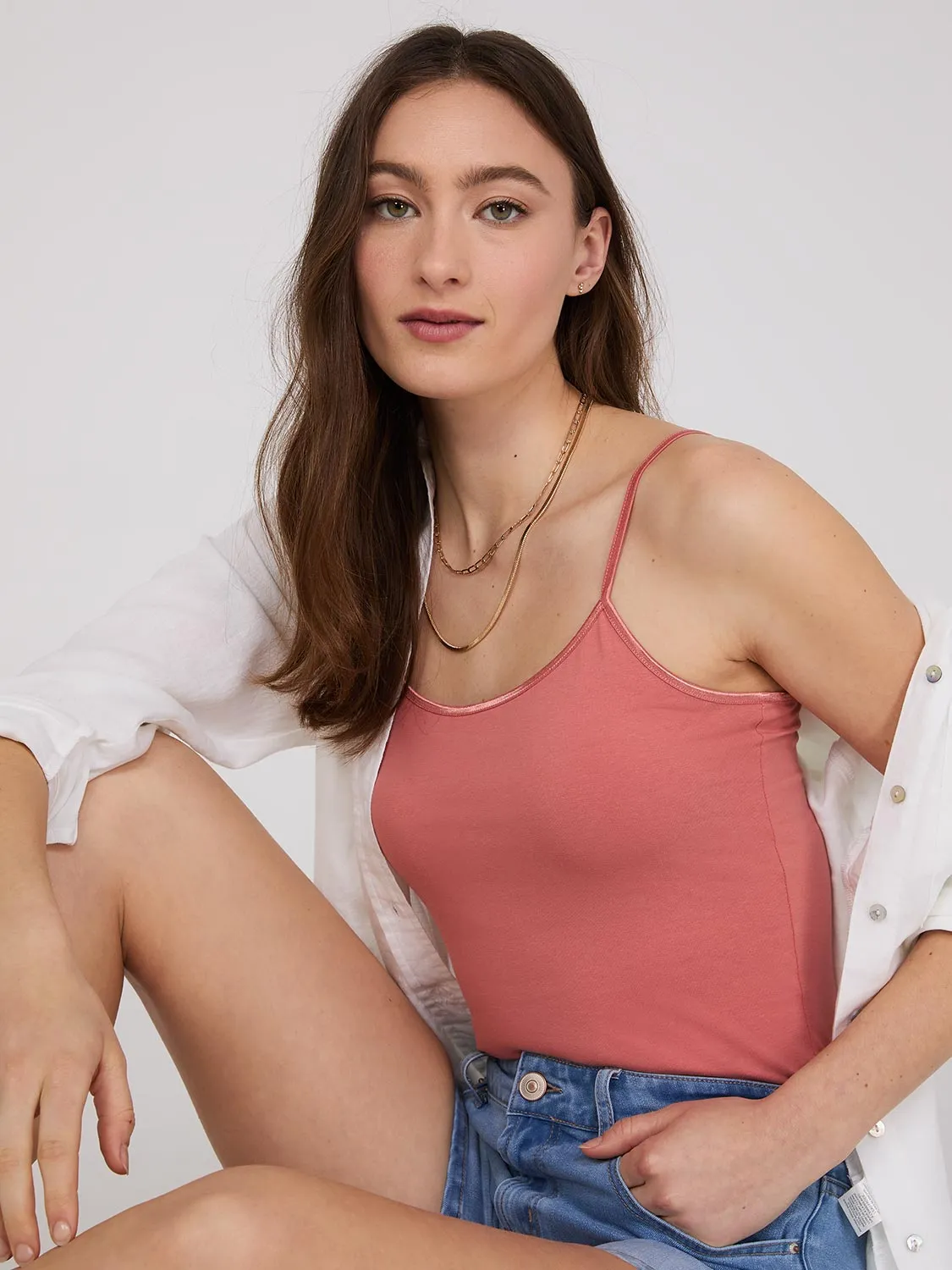 Scoop Neck Cami sold by Suzy Shier