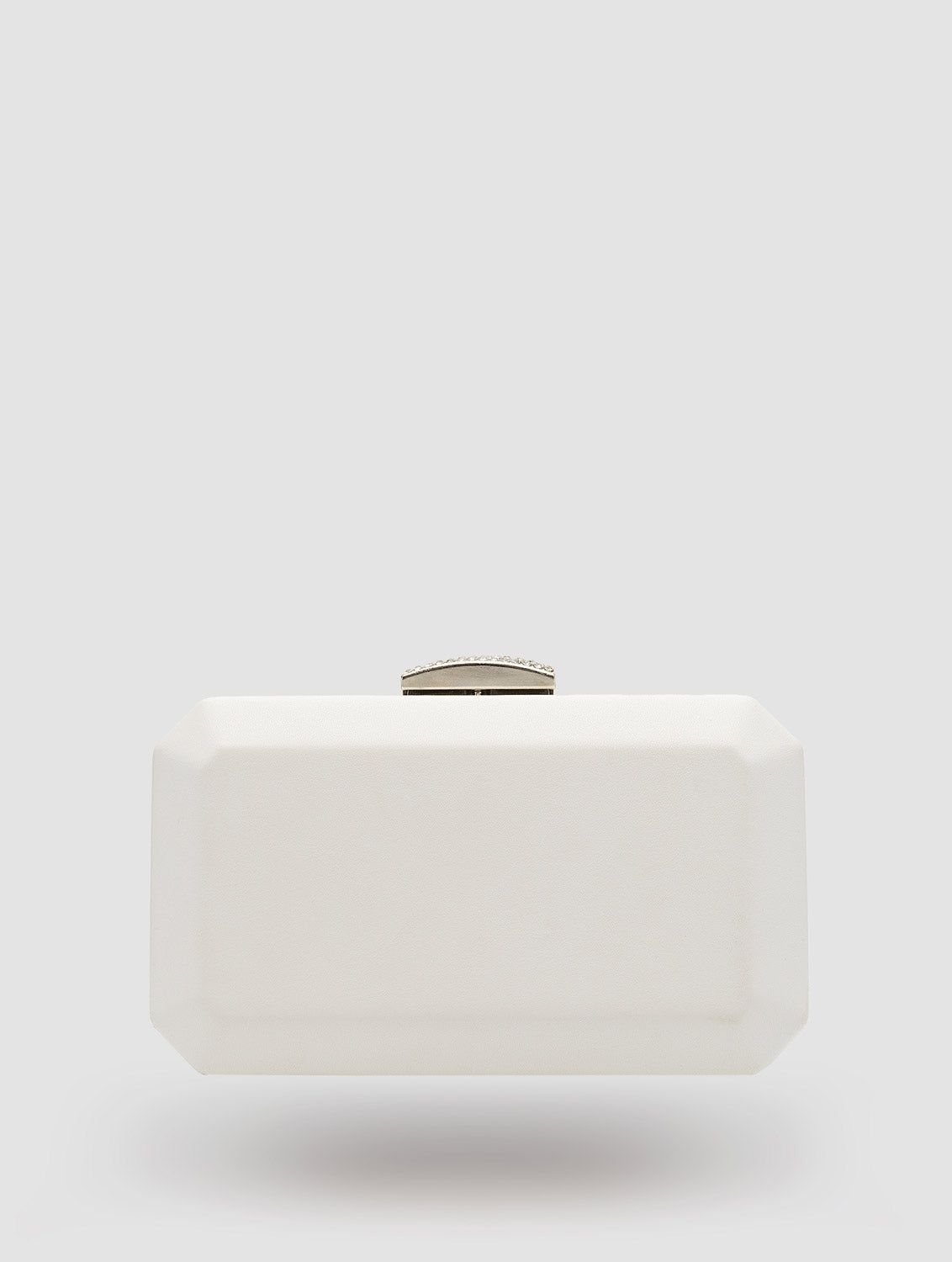 Geometric Faux-Leather Minaudiere sold by Suzy Shier product image thumbnail 2