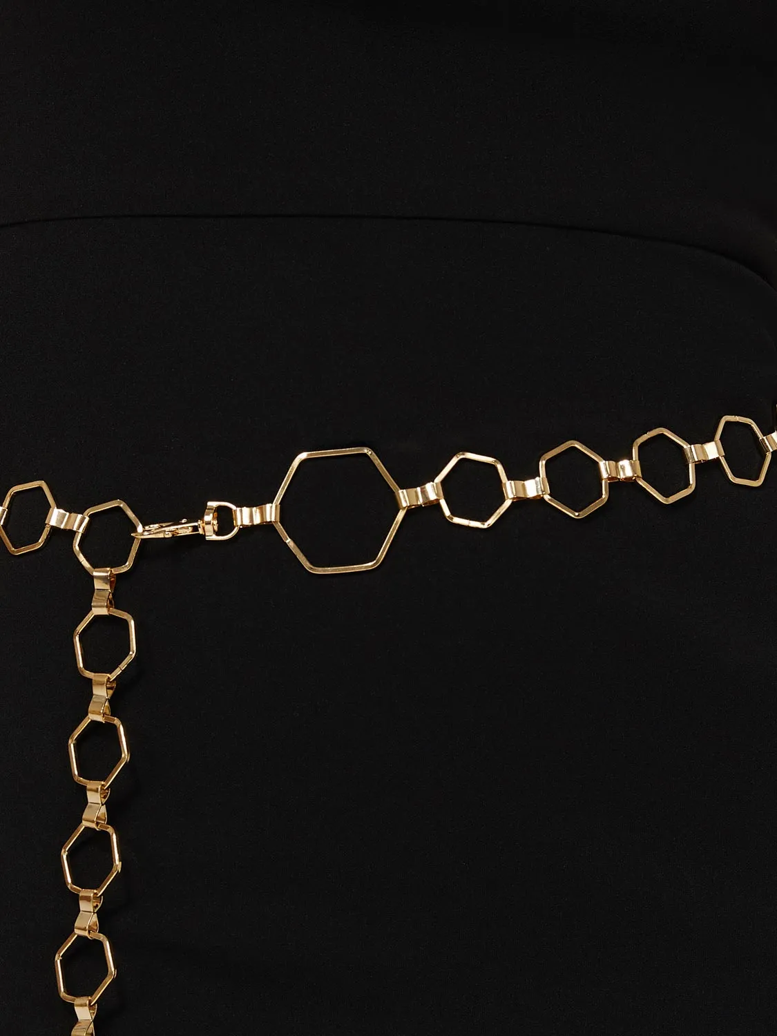 Gold Chain Belt sold by Suzy Shier product image thumbnail 2