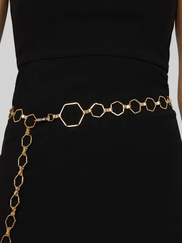 Gold Chain Belt sold by Suzy Shier