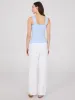 Striped Thick Strap Tank Top sold by Suzy Shier