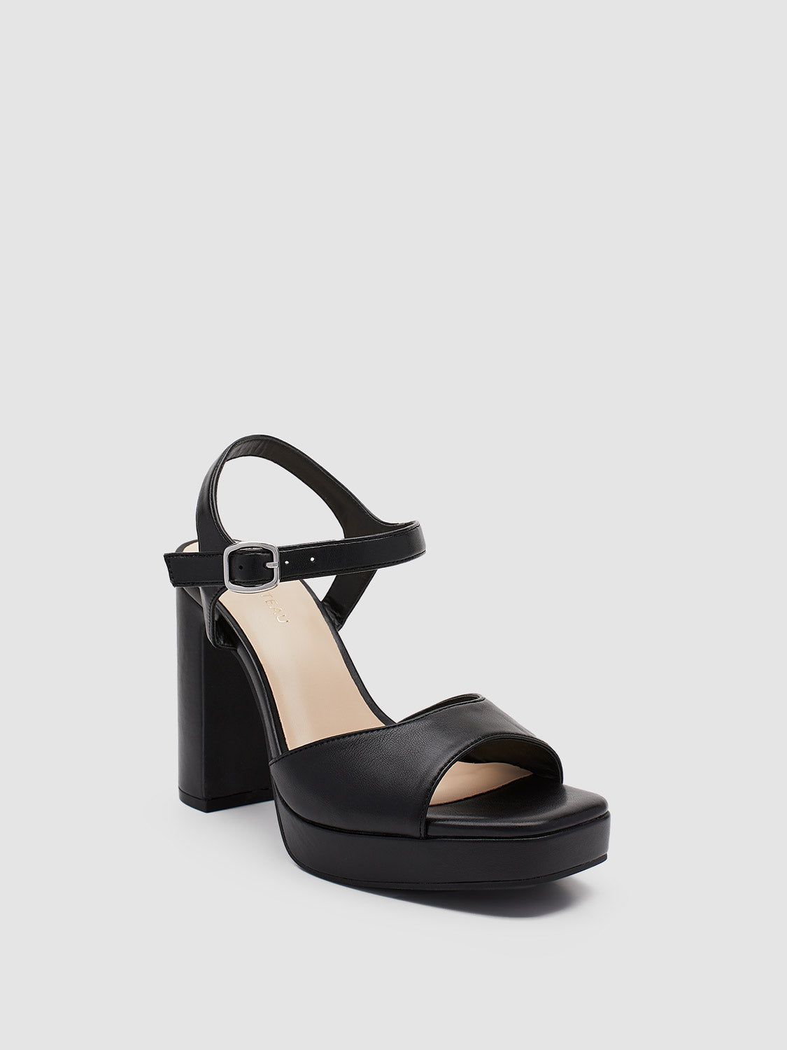 Faux Leather Square Toe Platform High Heel Sandal sold by Suzy Shier product image thumbnail 6