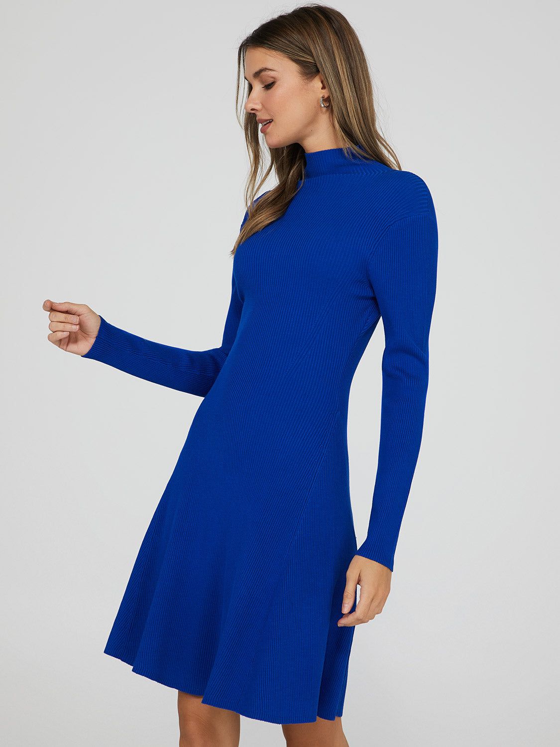 Funnel Neck Mini Dress sold by Suzy Shier product image thumbnail 3