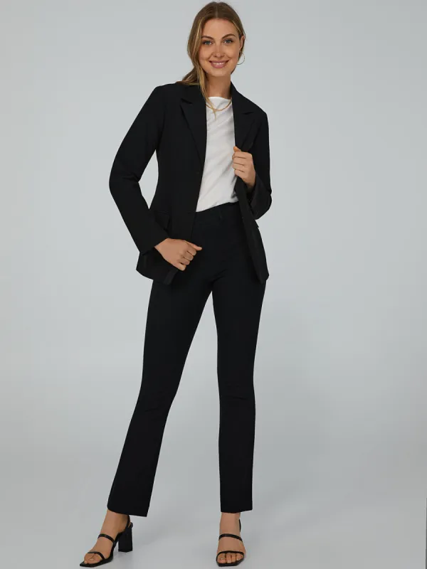 Classic Rise Flare Leg Pants made by Suzy Shier