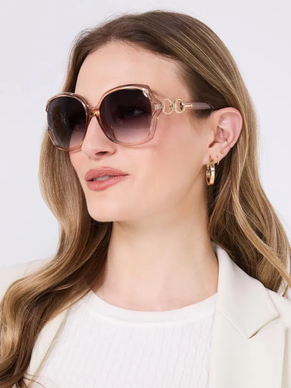 Oversized Clear Frame Sunglasses sold by Suzy Shier