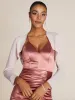 3/4 Sleeve Cover-Up With Ruffles sold by Suzy Shier