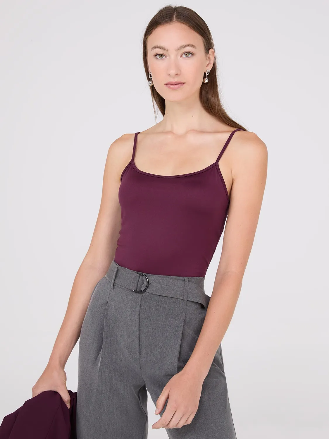 Double Layer Spaghetti Strap Cami sold by Suzy Shier product image thumbnail 5