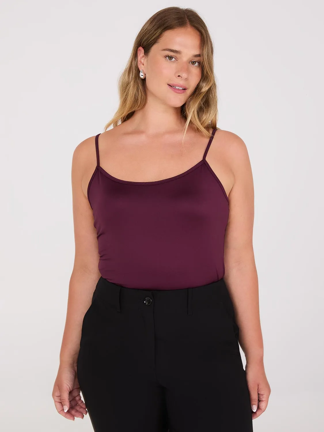 Double Layer Spaghetti Strap Cami sold by Suzy Shier product image thumbnail 3