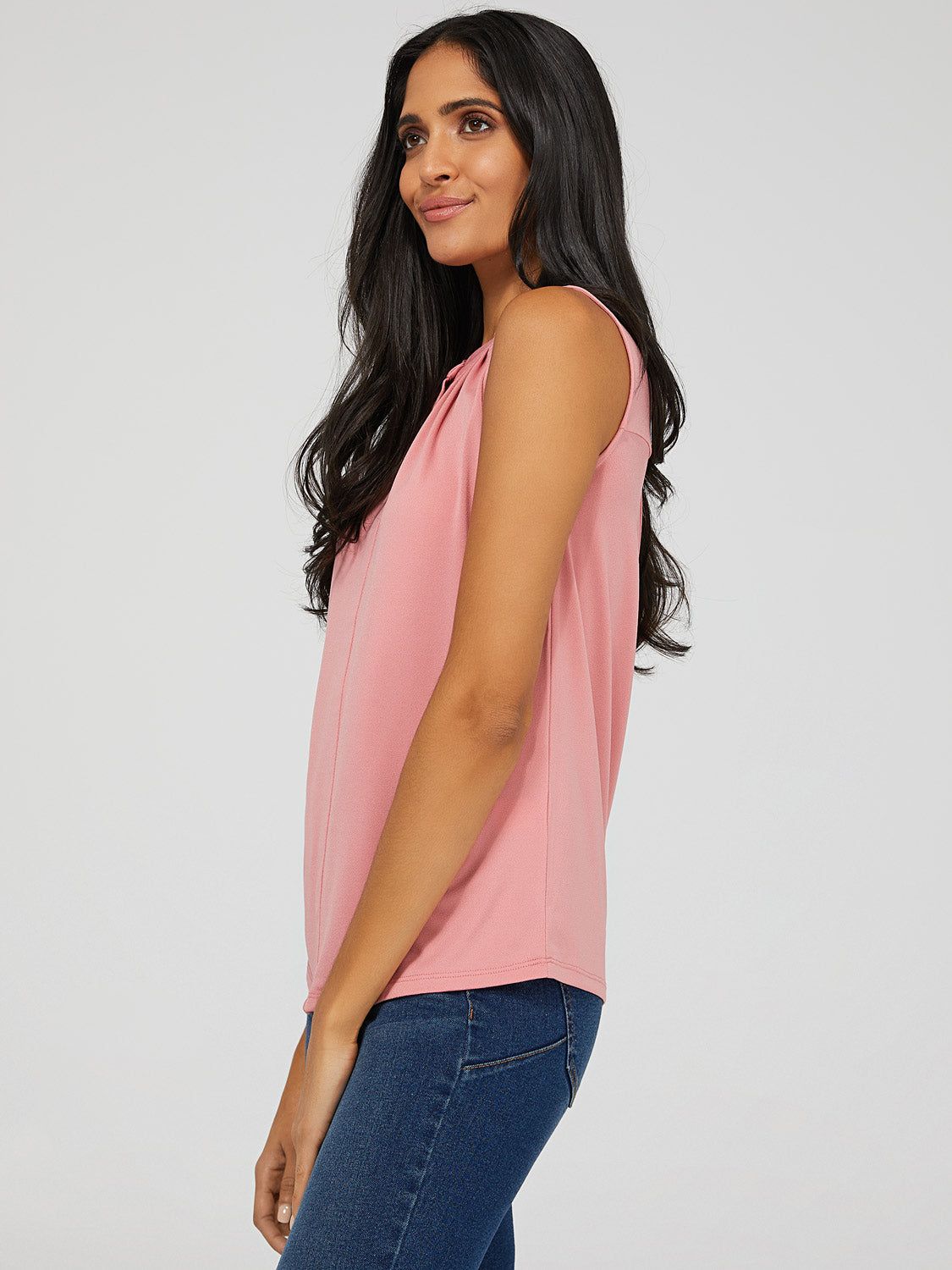 Sleeveless Pleated Top sold by Suzy Shier product image thumbnail 5