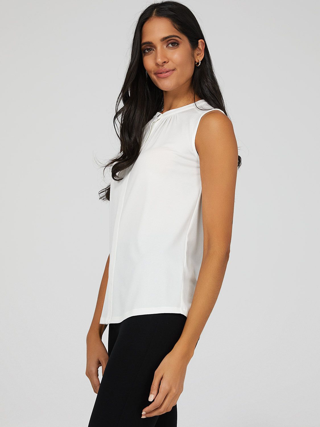 Sleeveless Pleated Top sold by Suzy Shier product image thumbnail 10