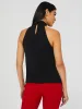 Halter Top With Flower Neck Detail sold by Suzy Shier