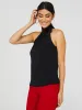 Halter Top With Flower Neck Detail sold by Suzy Shier