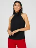 Halter Top With Flower Neck Detail sold by Suzy Shier