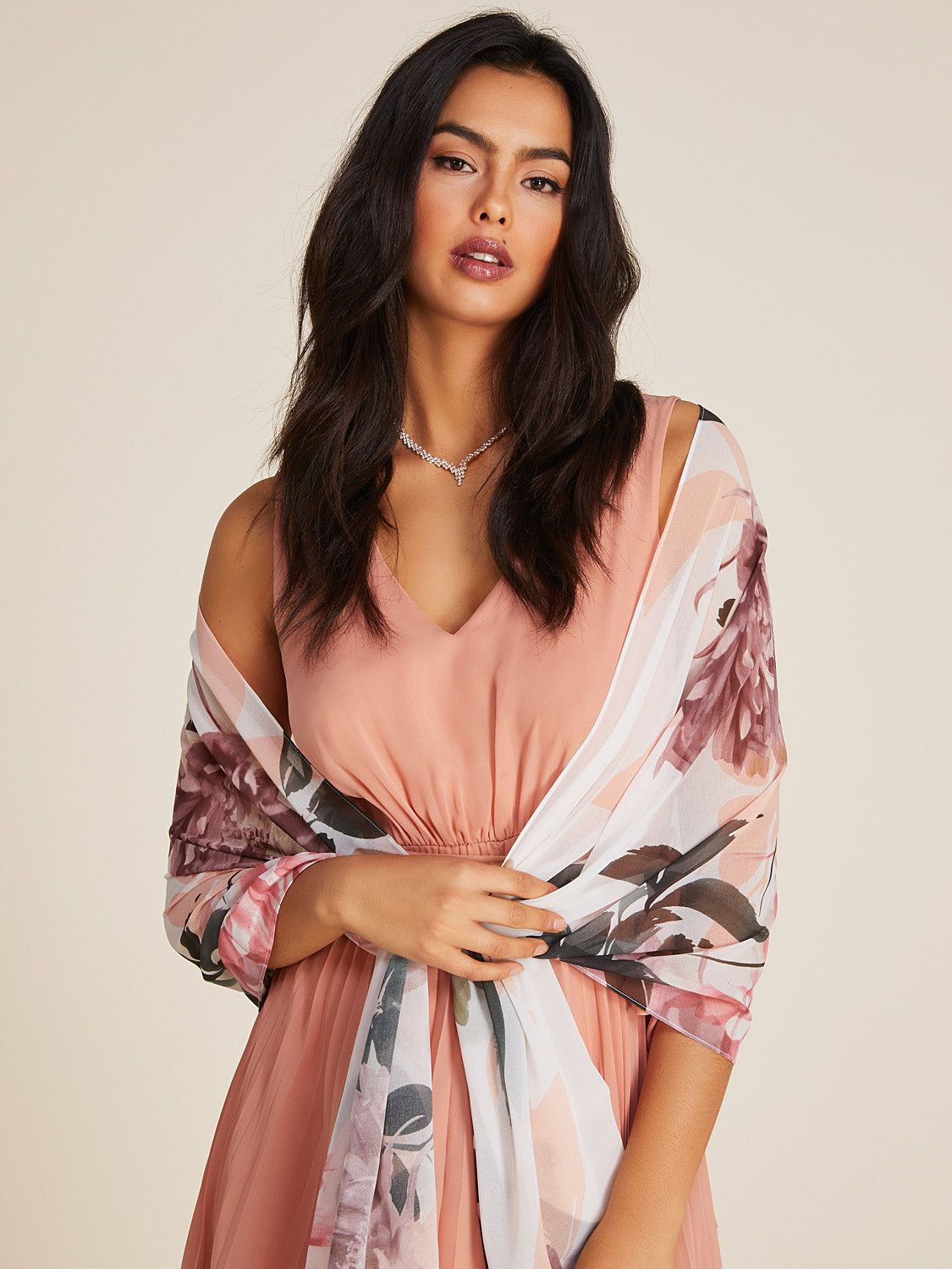 Printed Chiffon Cover-Up sold by Suzy Shier