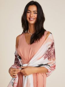 Printed Chiffon Cover-Up sold by Suzy Shier