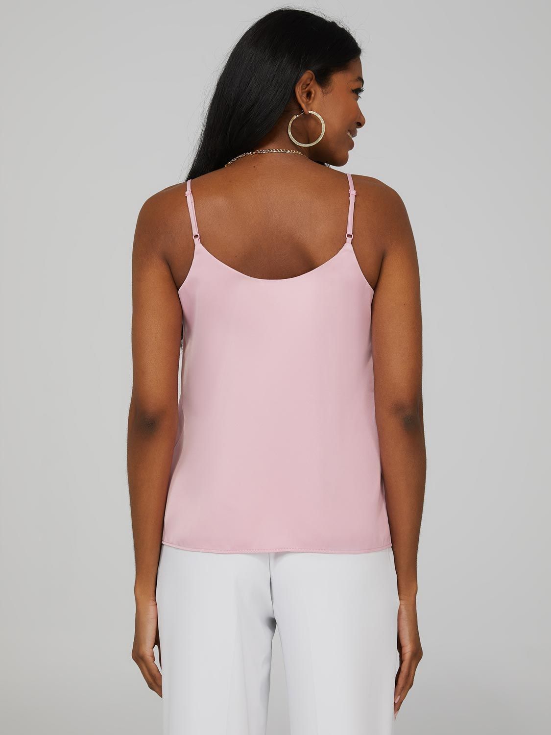 Satin V-Neck Tank Top sold by Suzy Shier product image thumbnail 12