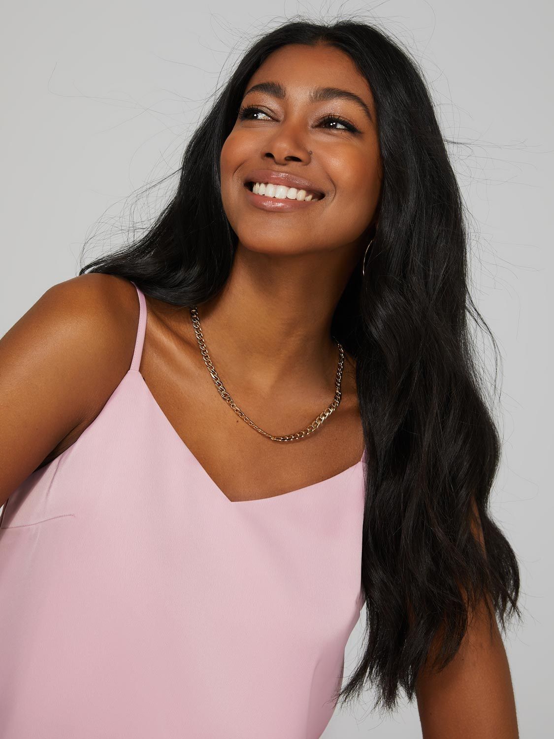 Satin V-Neck Tank Top sold by Suzy Shier product image thumbnail 9