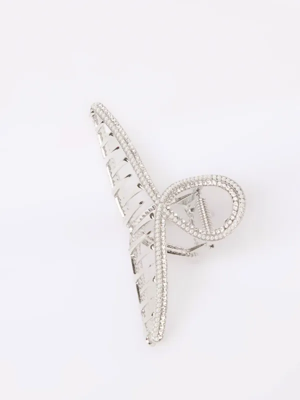 Pearl & Gem Metal Hair Claw Clip sold by Suzy Shier