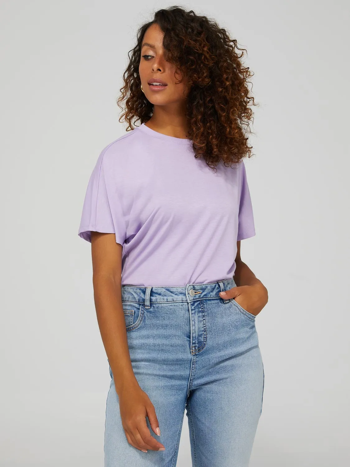 Dolman Sleeve Jersey T-Shirt sold by Suzy Shier product image thumbnail 2
