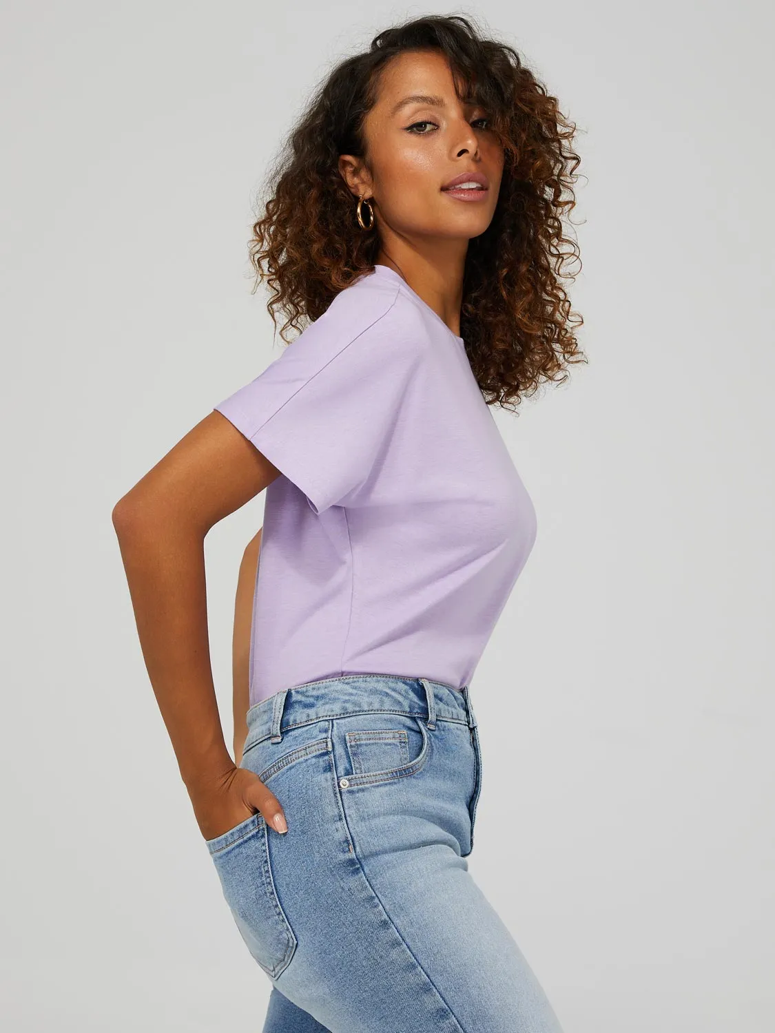 Dolman Sleeve Jersey T-Shirt sold by Suzy Shier product image thumbnail 3