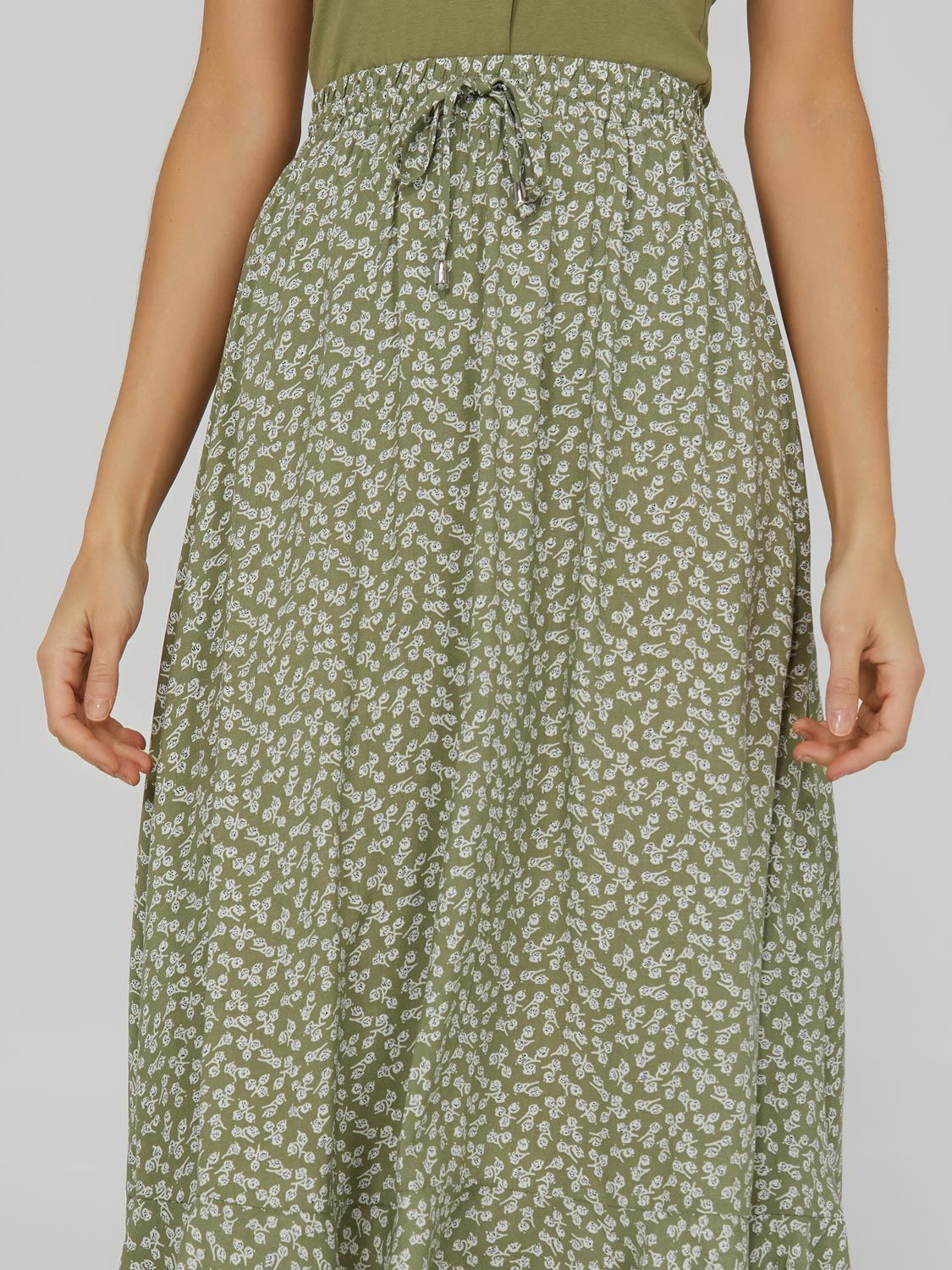 Floral Print Flounce Midi Skirt sold by Suzy Shier product image thumbnail 2