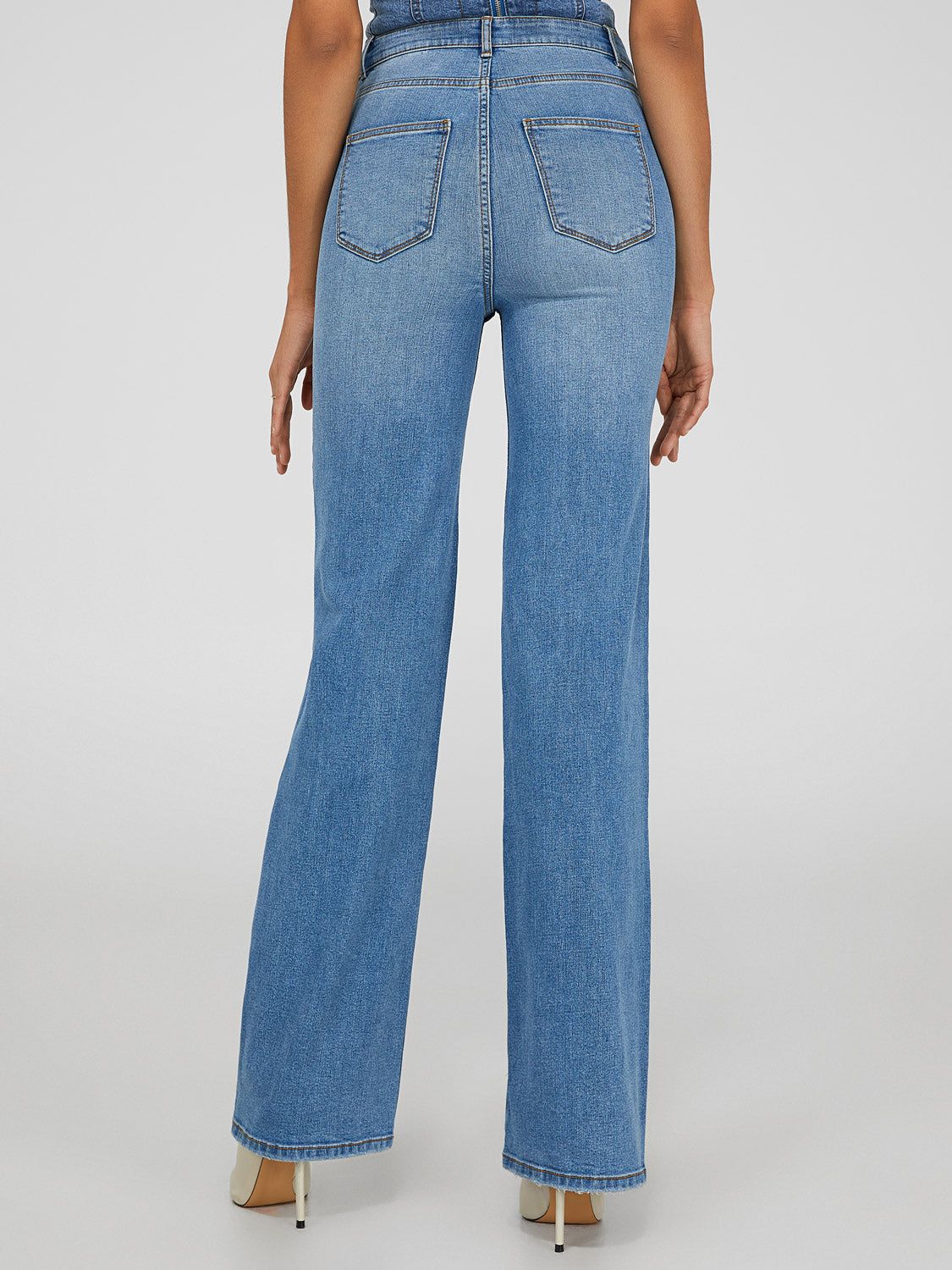 Wide Leg High Rise Jeans sold by Suzy Shier product image thumbnail 4