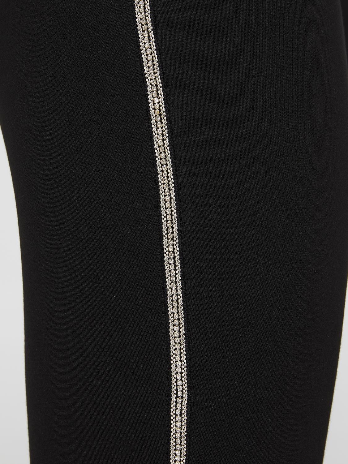 High-Waisted Pull-On Pants With Rhinestone Details sold by Suzy Shier product image thumbnail 2