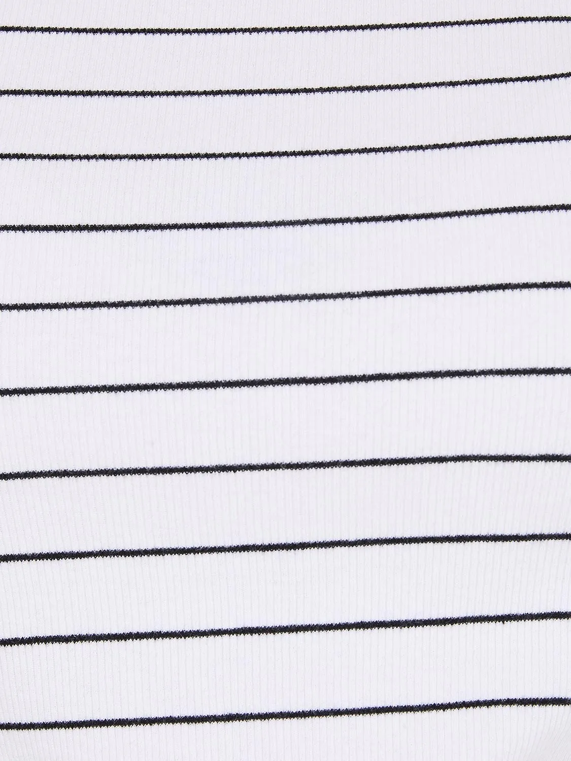 Striped Ribbed Short Sleeve T-Shirt sold by Suzy Shier product image thumbnail 4