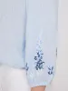 Embroidered Linen Off-The-Shoulder Top sold by Suzy Shier