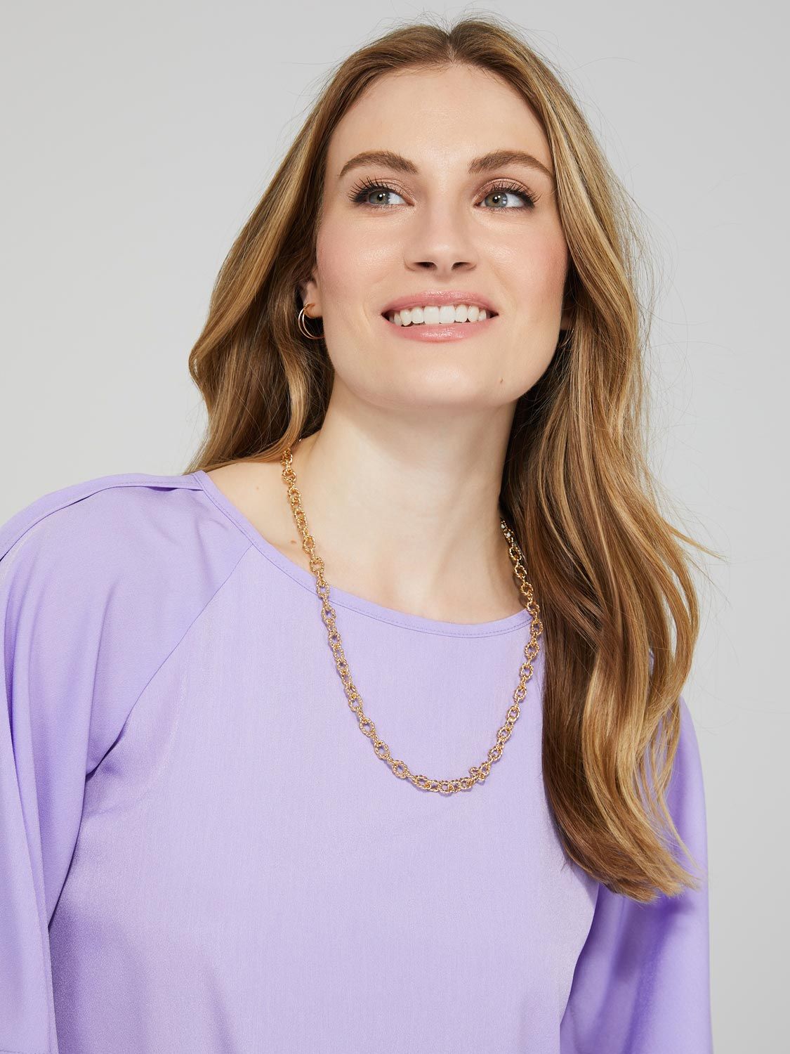 Boat Neck Top With Flutter Sleeves sold by Suzy Shier product image thumbnail 2