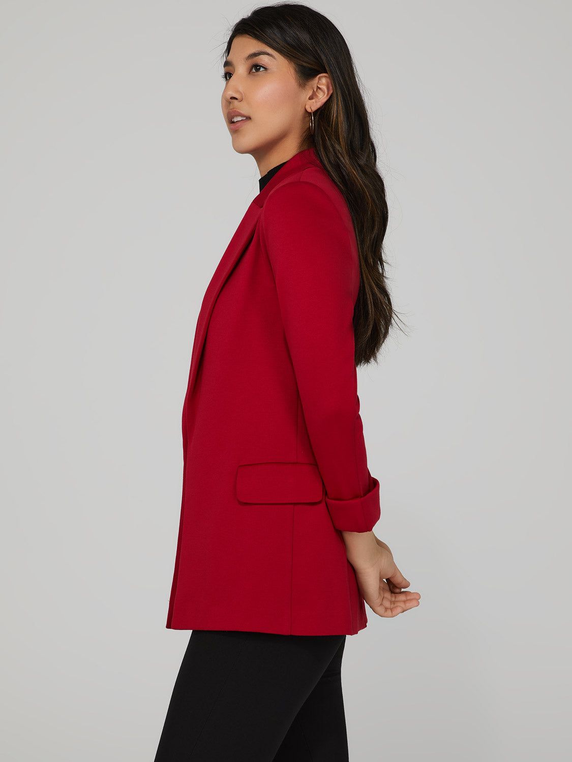 Cuffed 3/4 Sleeve Blazer sold by Suzy Shier product image thumbnail 7