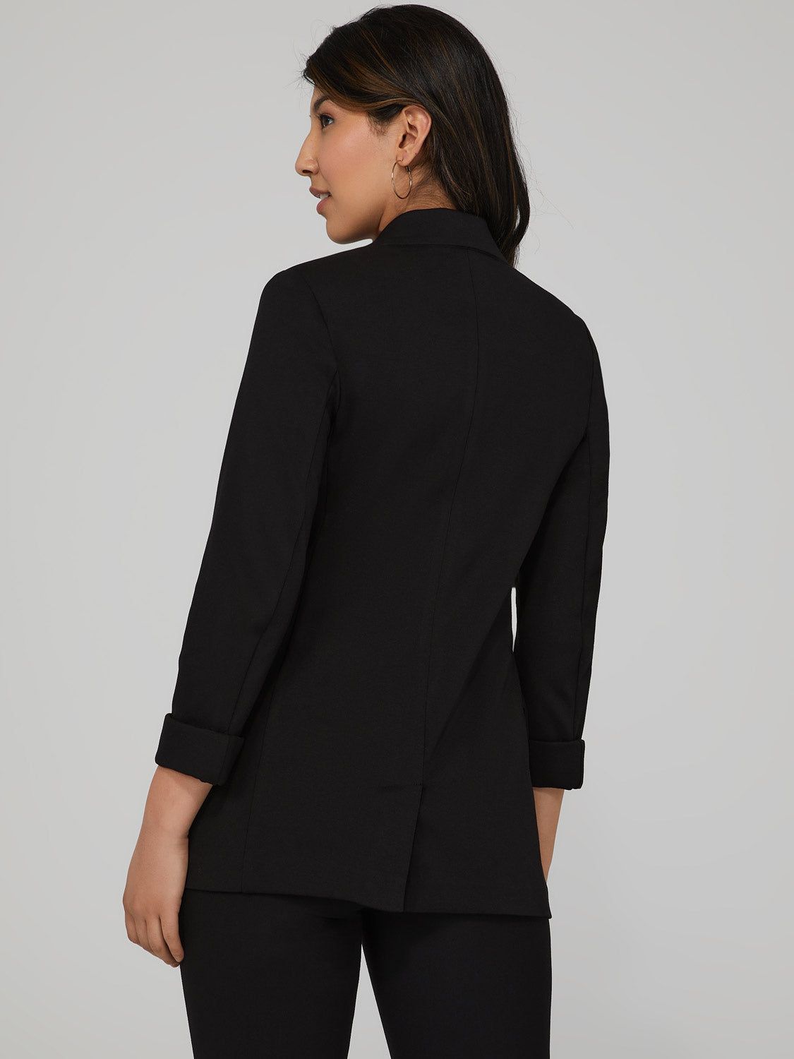 Cuffed 3/4 Sleeve Blazer sold by Suzy Shier product image thumbnail 12