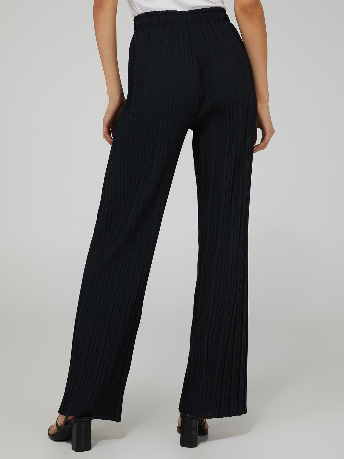 High-Rise Pleated Palazzo Pant sold by Suzy Shier product image thumbnail 9