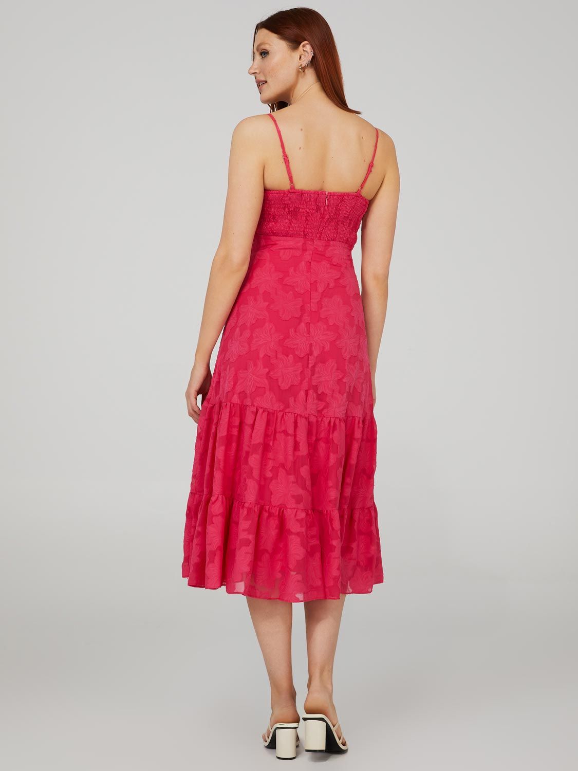 Spaghetti Strap 2-Tier Midi Dress sold by Suzy Shier product image thumbnail 5